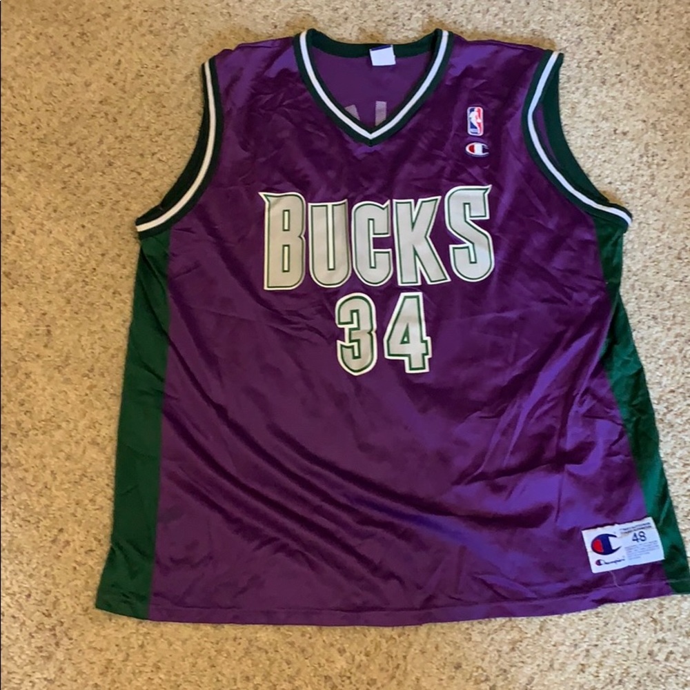 Champion Milwaukee Bucks Ray Allen Jersey
